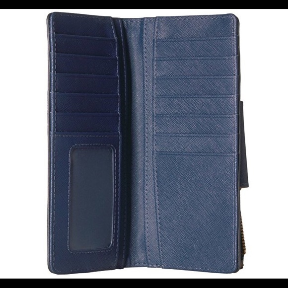 Fossil Emma Grey Multi Clutch Wallet - NWT - Picture 4 of 7